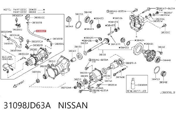  31098JD63A Nissan/Infiniti