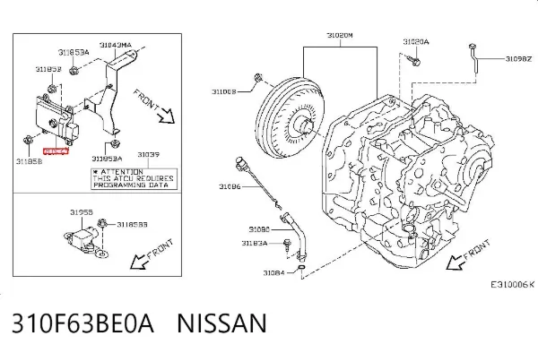  310F63BE0A Nissan/Infiniti