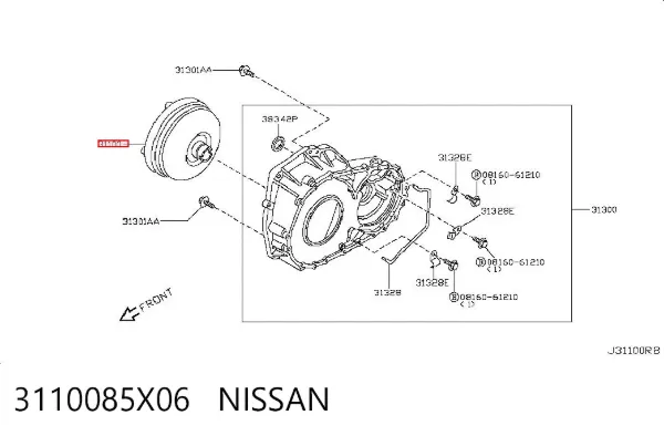 Гидротрансформатор 3110085X06 Nissan/Infiniti