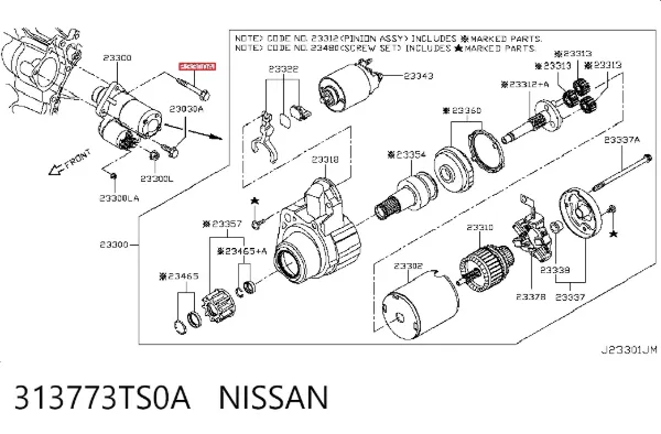  313773TS0A Nissan/Infiniti