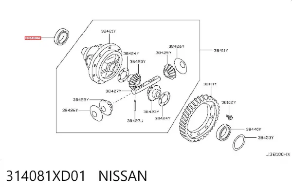  314081XD01 Nissan/Infiniti