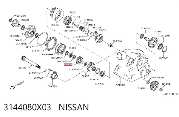  3144080X03 Nissan/Infiniti