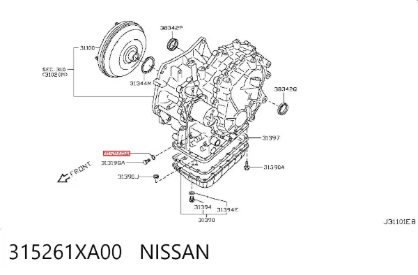  315261XA00 Nissan/Infiniti