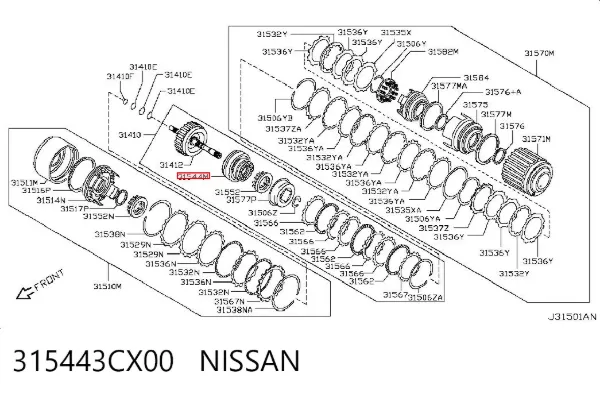  315443CX00 Nissan/Infiniti