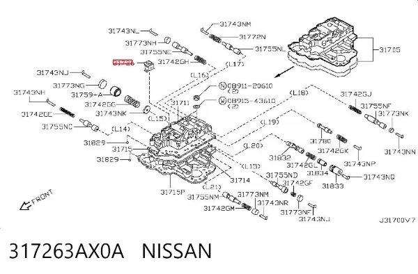  317263AX0A Nissan/Infiniti