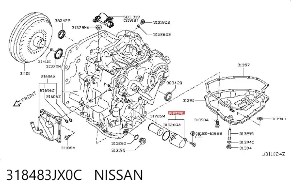  318483JX0C Nissan/Infiniti