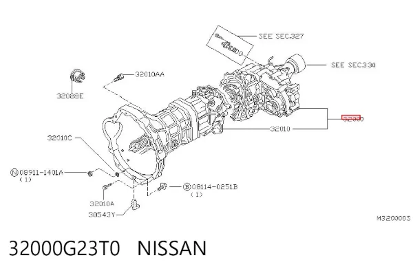 КПП 32000G23T0 Nissan/Infiniti