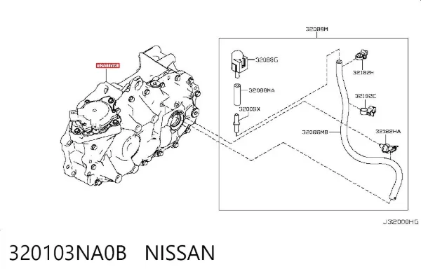 АКПП 320103NA0B Nissan/Infiniti