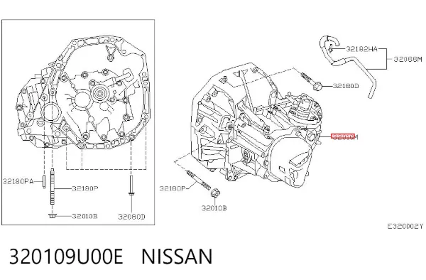 КПП 320109U00E Nissan/Infiniti