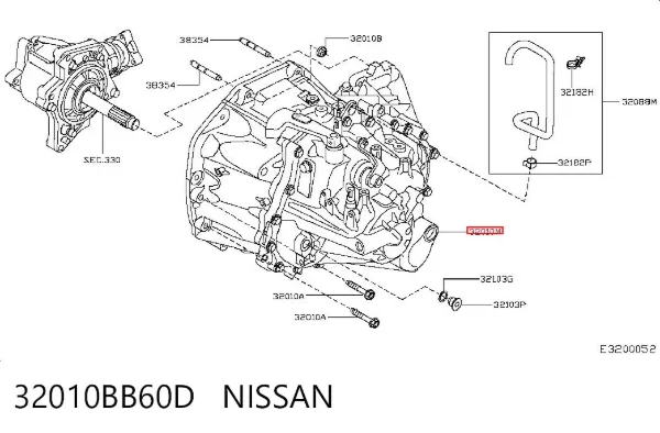 КПП 32010BB60D Nissan/Infiniti