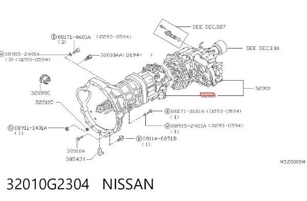 КПП 32010G2304 Nissan/Infiniti