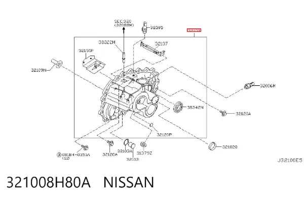 КПП 321008H80A Nissan/Infiniti