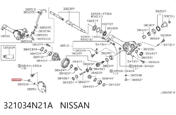  321034N21A Nissan/Infiniti