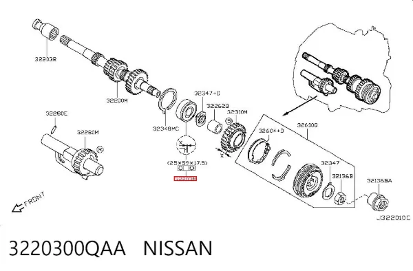  3220300QAA Nissan/Infiniti