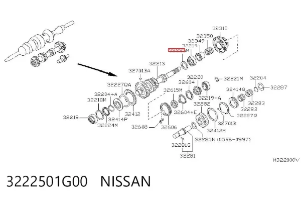  3222501G00 Nissan/Infiniti