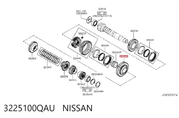  3225100QAU Nissan/Infiniti