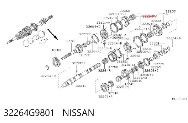  32264G9801 Nissan/Infiniti