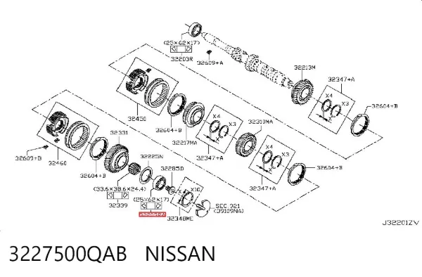  3227500QAB Nissan/Infiniti