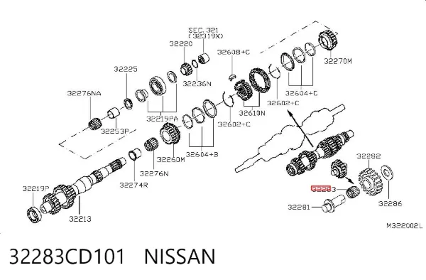  32283CD101 Nissan/Infiniti