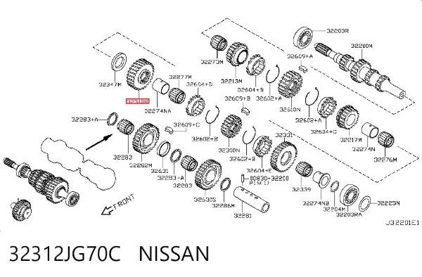  32312JG70C Nissan/Infiniti