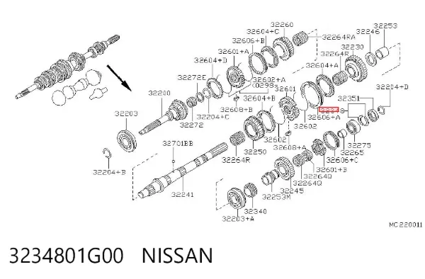  3234801G00 Nissan/Infiniti