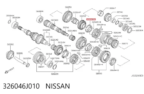  326046J010 Nissan/Infiniti