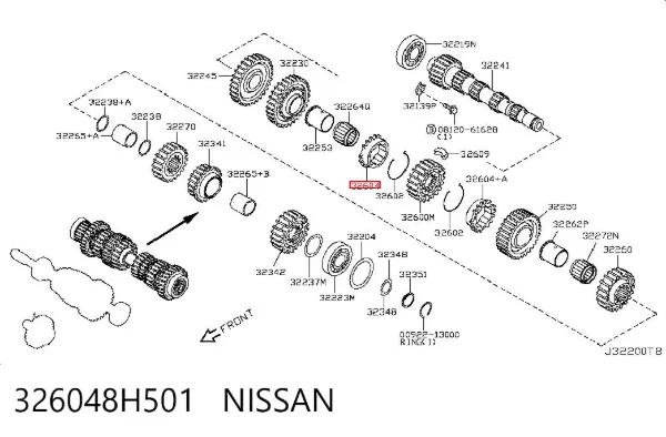  326048H501 Nissan/Infiniti
