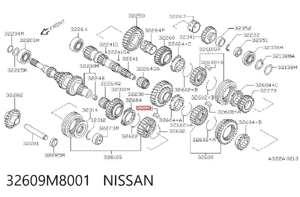  32609M8001 Nissan/Infiniti
