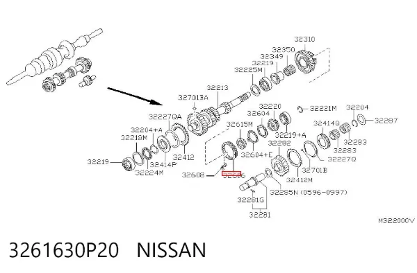  3261630P20 Nissan/Infiniti