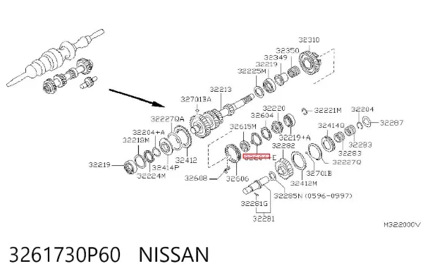  3261730P60 Nissan/Infiniti