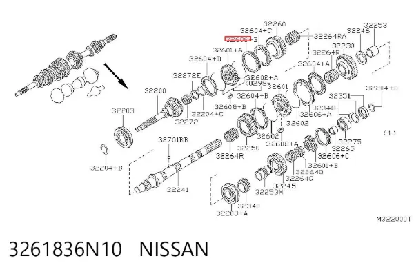  3261836N10 Nissan/Infiniti