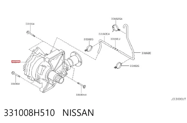 Раздатка 331008H510 Nissan/Infiniti