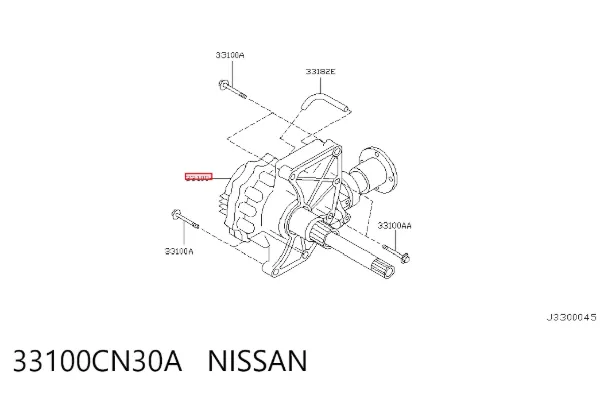Раздатка 33100CN30A Nissan/Infiniti