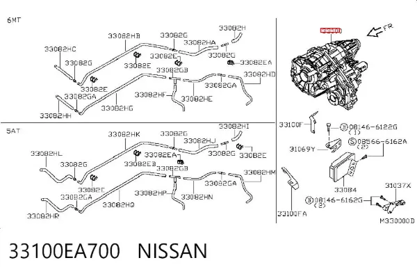 Раздатка 33100EA700 Nissan/Infiniti