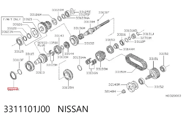  3311101J00 Nissan/Infiniti