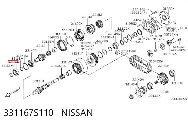  331167S110 Nissan/Infiniti
