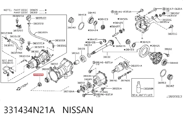  331434N21A Nissan/Infiniti