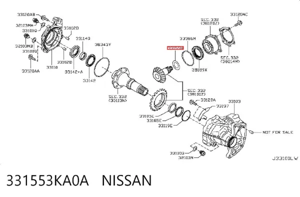  331553KA0A Nissan/Infiniti