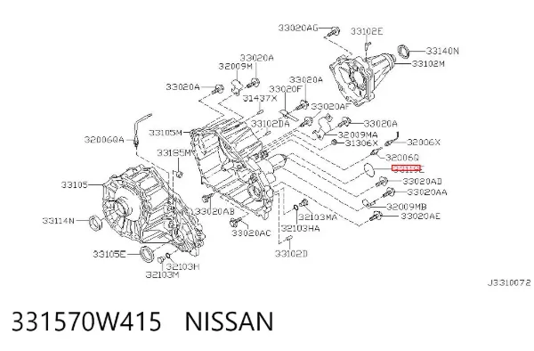  331570W415 Nissan/Infiniti