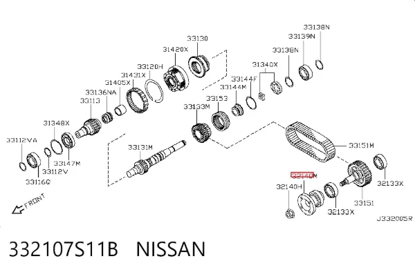  332107S11B Nissan/Infiniti