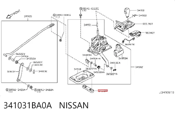  341031BA0A Nissan/Infiniti