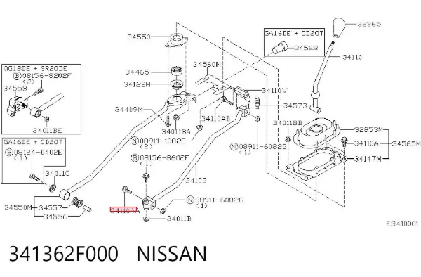  341362F000 Nissan/Infiniti