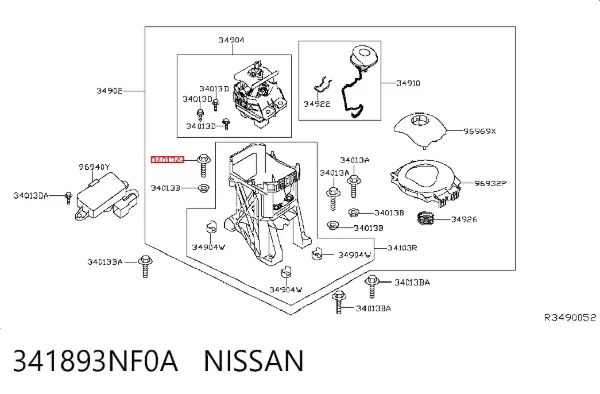  341893NF0A Nissan/Infiniti