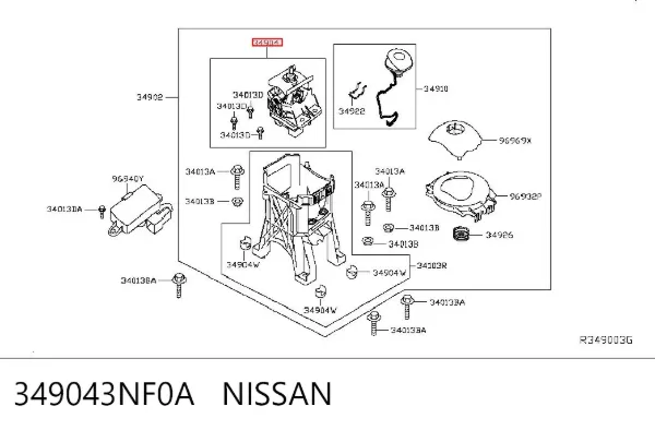  349043NF0A Nissan/Infiniti