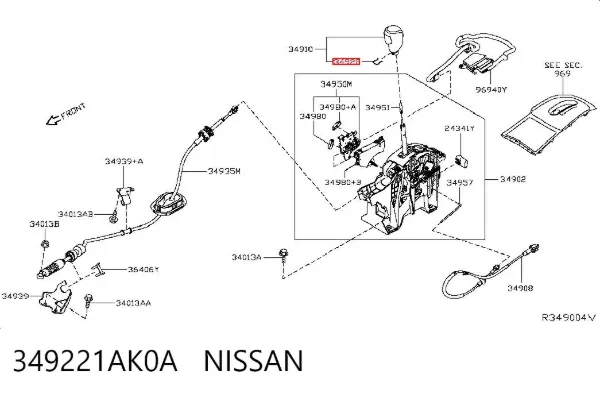  349221AK0A Nissan/Infiniti