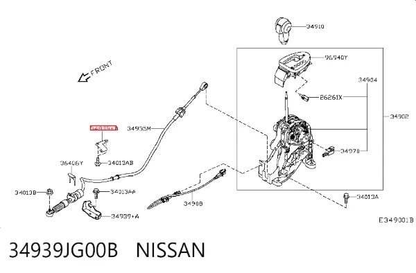  34939JG00B Nissan/Infiniti