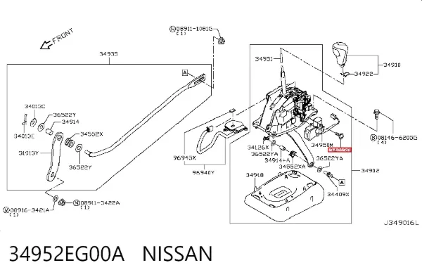  34952EG00A Nissan/Infiniti