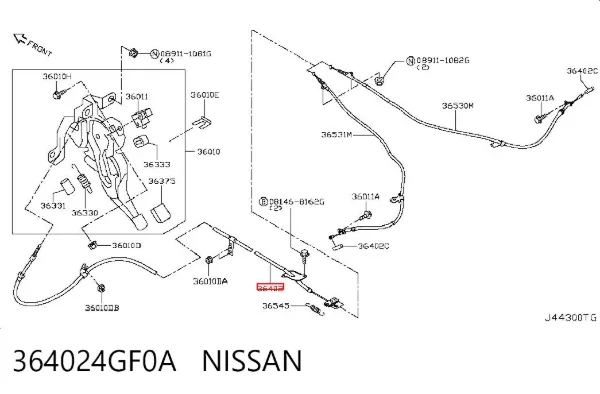  364024GF0A Nissan/Infiniti