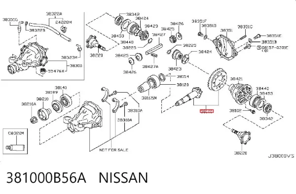  381000B56A Nissan/Infiniti