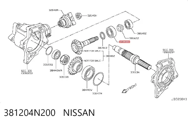  381204N200 Nissan/Infiniti